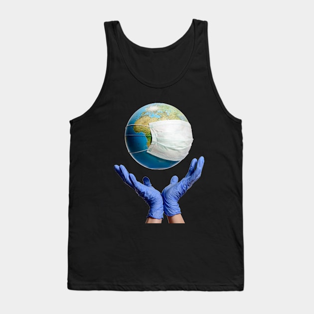 Global Pandemic Tank Top by King Tiger